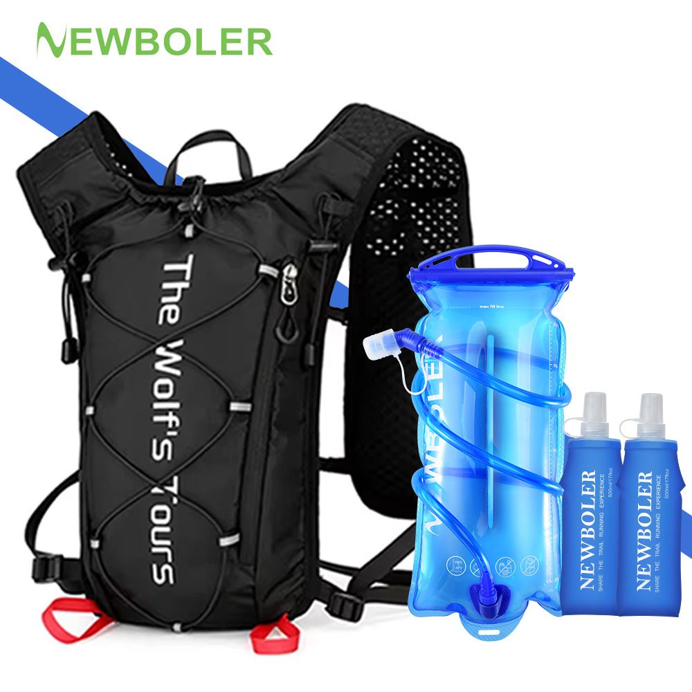 Trail Running Vest - NEWBOLER Outdoor Trail Running Ultralight Backpack