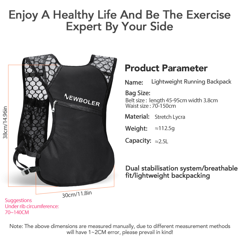 NEWBOLER Outdoor Trail Running - Trail Running Vest ulasan dan harga