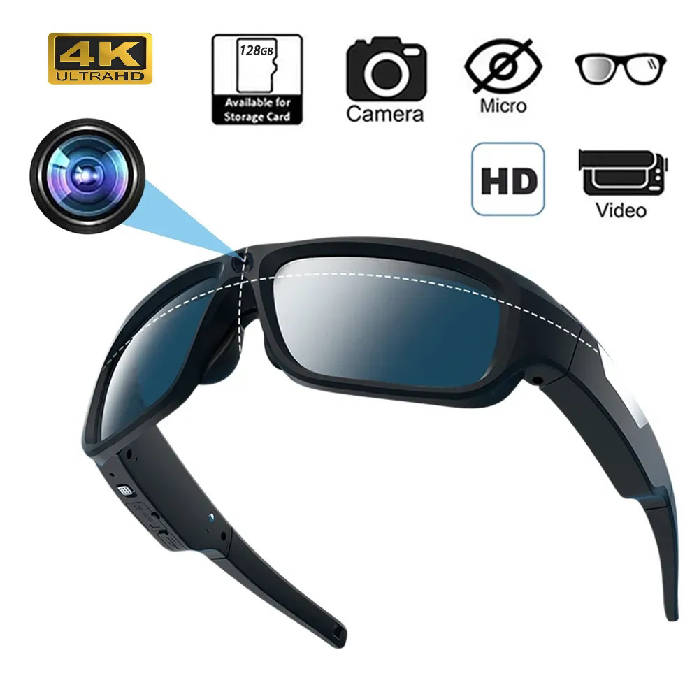 4K HD Smart Glasses Camera Min - Outdoor Sport Activity ulasan dan harga