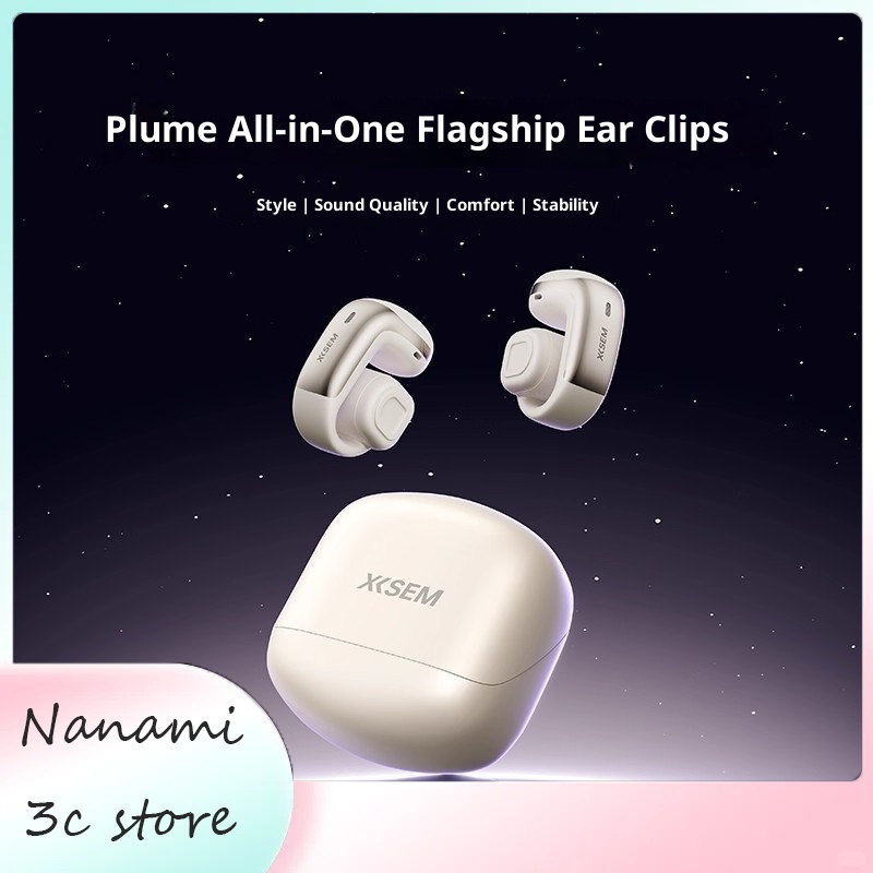 XISEM Plume Open Ear Clip Head - Outdoor Sport Games ulasan dan harga
