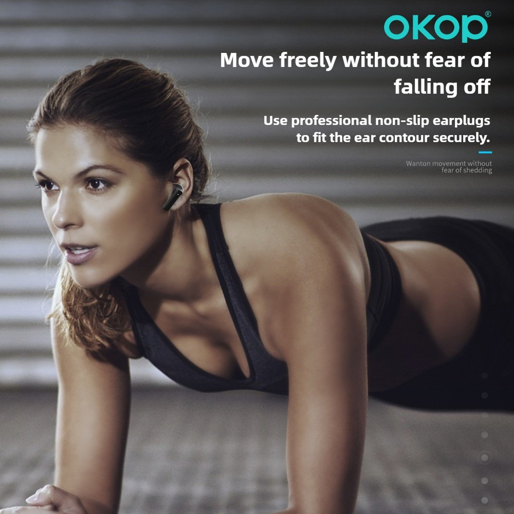 OKOP AI Headset,Wireless Bluet - Outdoor Sport Activity ulasan dan harga