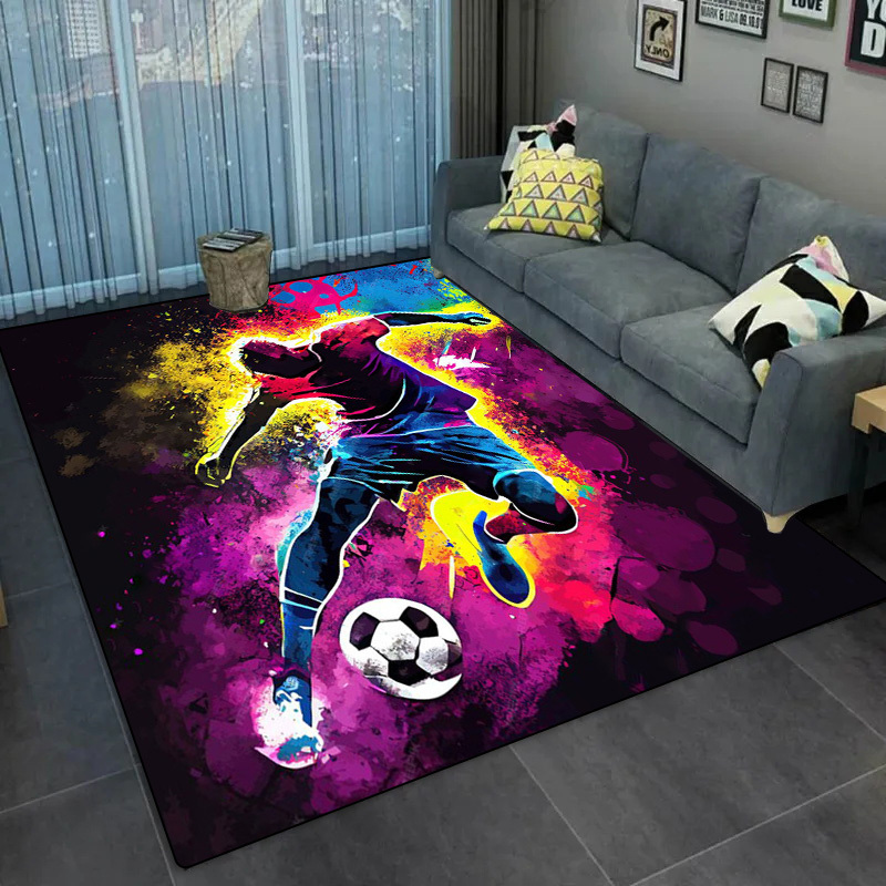 Colorful Football Player Actio - Outdoor Sport Live ulasan dan harga