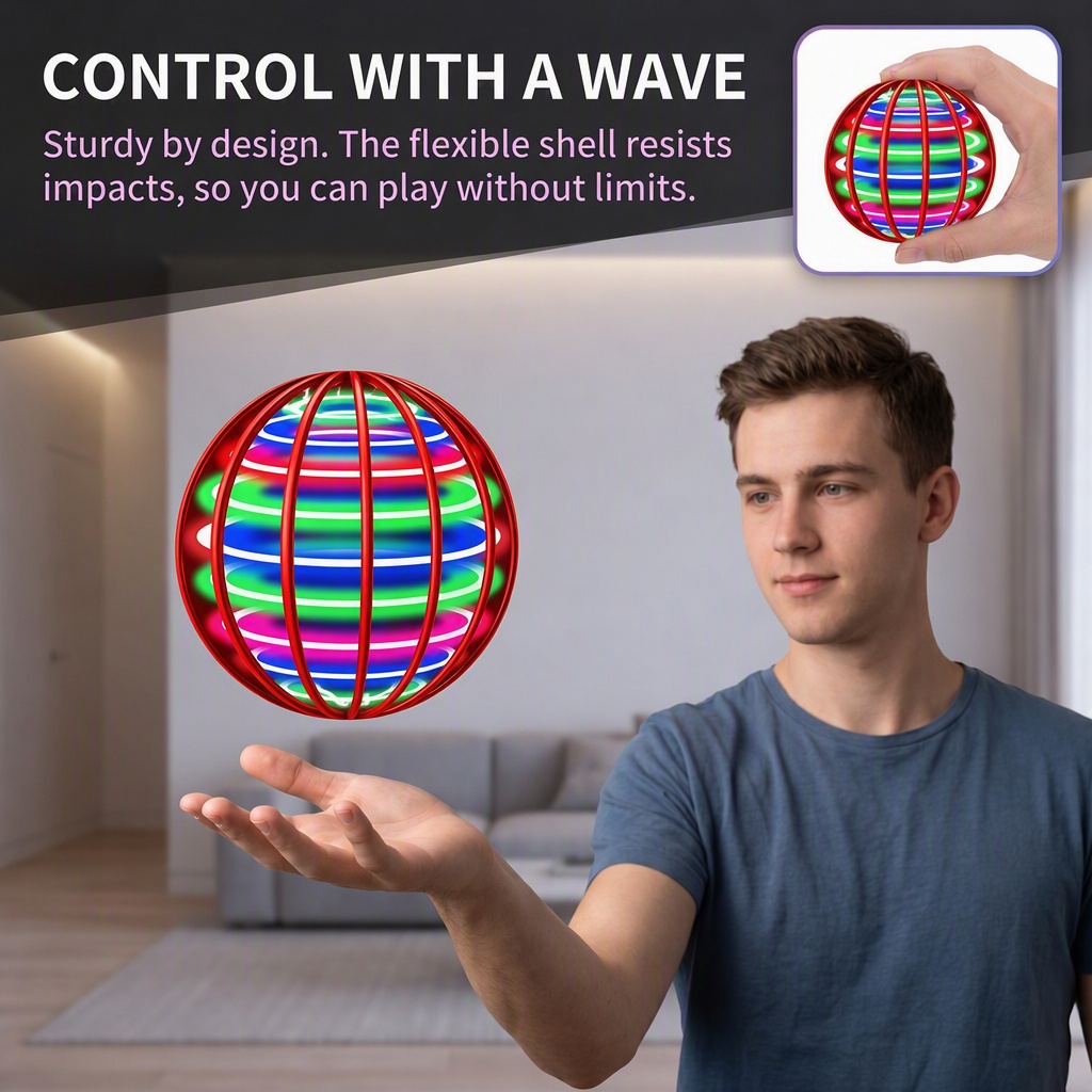 Glowing Smart Sensor Floating  - Outdoor Sport Games ulasan dan harga
