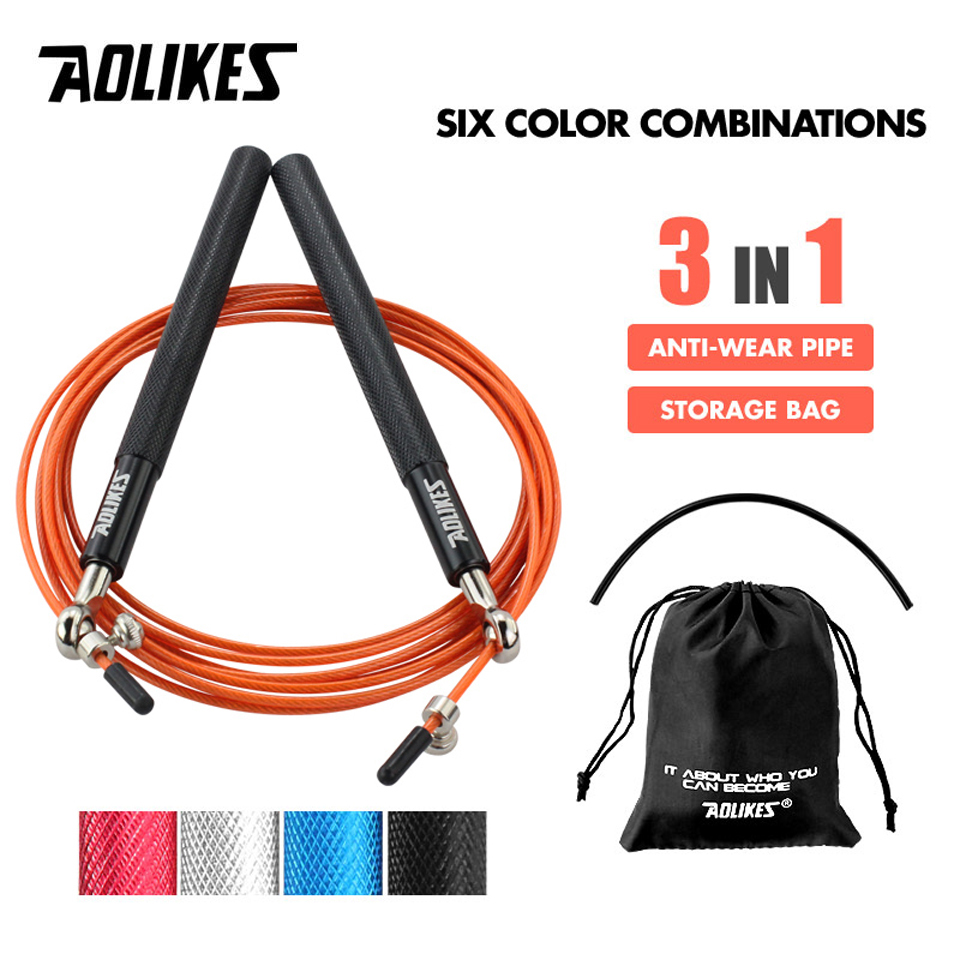 AOLIKES 1PCS Crossfit Speed Ju - Speed Skipping Rope ulasan dan harga